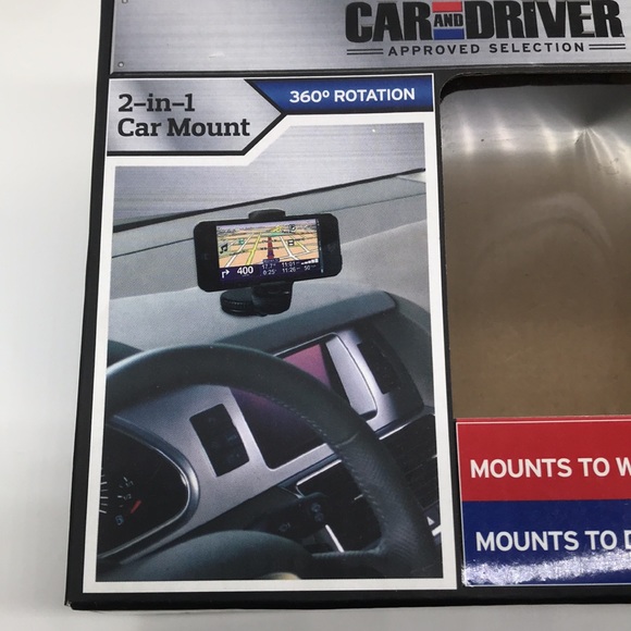 Car & Driver 2 in 1–360 Degrees Rotation Car Mount for Dashboard or Windshield - Picture 3 of 7